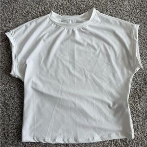 SHEIN Classic White Short Sleeve Tee